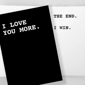 私は勝つ最後にあなたを愛している カード