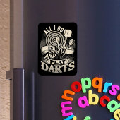 私は勝利とダーツ遊のみ – Dartファン マグネット
