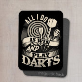 私は勝利とダーツ遊のみ – Dartファン マグネット