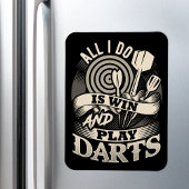 私は勝利とダーツ遊のみ – Dartファン マグネット