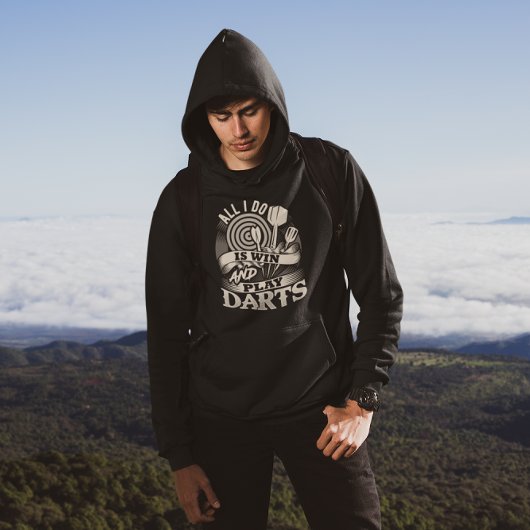 私は勝利とダーツ遊 – リーグチャンピオン パーカ