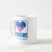 私は化学が大好きだ コーヒーマグカップ (正面左)