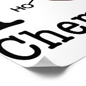 私は化学が大好き ポスター (角)