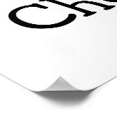 私は化学が大好き ポスター (角)