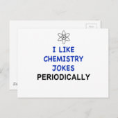 私は化学のジョークが定期的に好きだ ポストカード (正面/裏面)