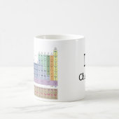 私は化学を愛します! コーヒーマグカップ (中央)