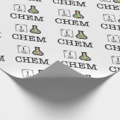 私は化学を愛します ラッピングペーパー (角)