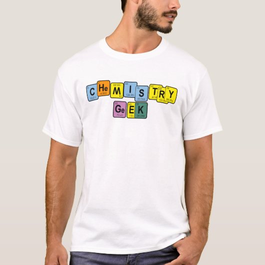 私は化学ギークアパレル1 Tシャツ (正面)