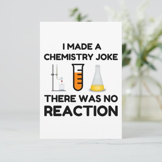 私は化学冗談を言った サンキューカード (スタンド正面)