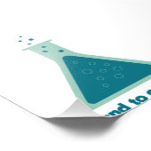 私は化学科学のビーカーに過剰反応する傾向がある フォトプリント            (角)