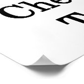 私は化学頭が切れるの素晴らし先生 ポスター (角)