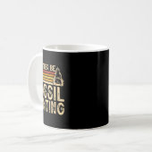 私は化石狩りだ コーヒーマグカップ (正面左)
