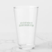 私は北メインの森の中にいるほうがいい タンブラーグラス (裏面)