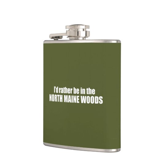 私は北メインの森の中にいるほうがいい フラスク (左)