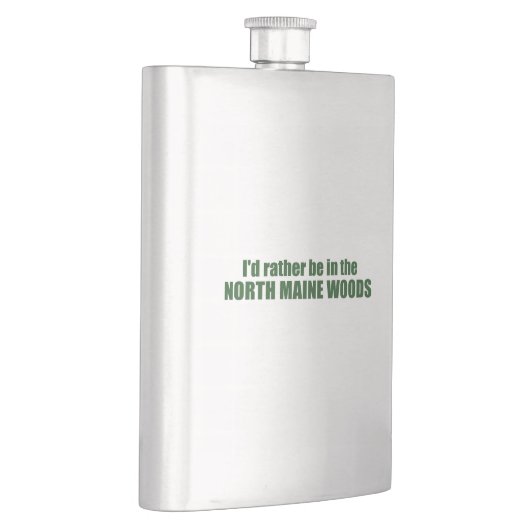 私は北メインの森の中にいるほうがいい フラスク (右)
