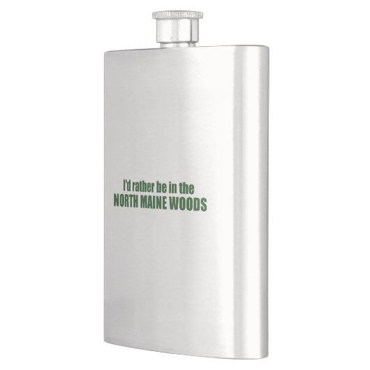 私は北メインの森の中にいるほうがいい フラスク (左)
