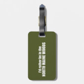 私は北メインの森の中にいるほうがいい ラゲッジタグ (裏面縦)