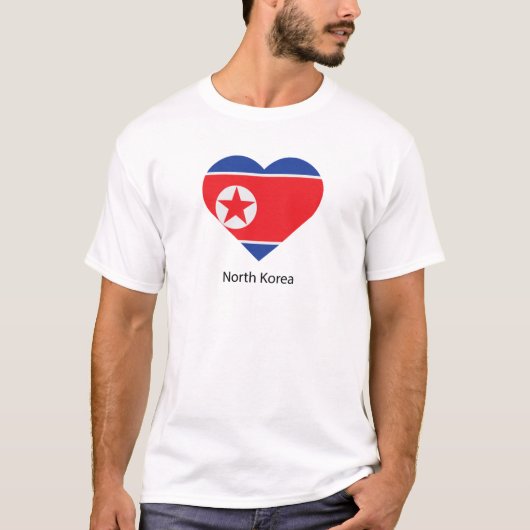 私は北朝鮮が大好き Tシャツ (正面)