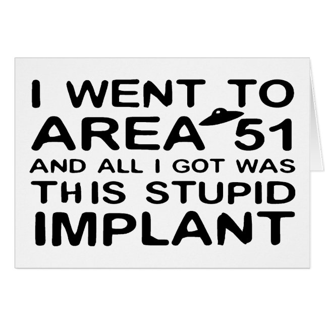 私は区域51に行きました (正面横)