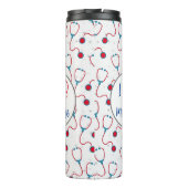 「私は医学が大好き」聴診器の医師の贈り物 タンブラー (裏面)