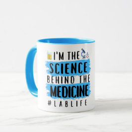 私は医学の裏にある科学 #lablife マグカップ