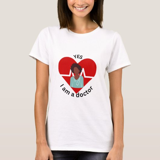 私は医師です Tシャツ (正面)