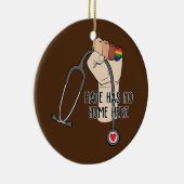私は医療従事者であることが大好き セラミックオーナメント (右)