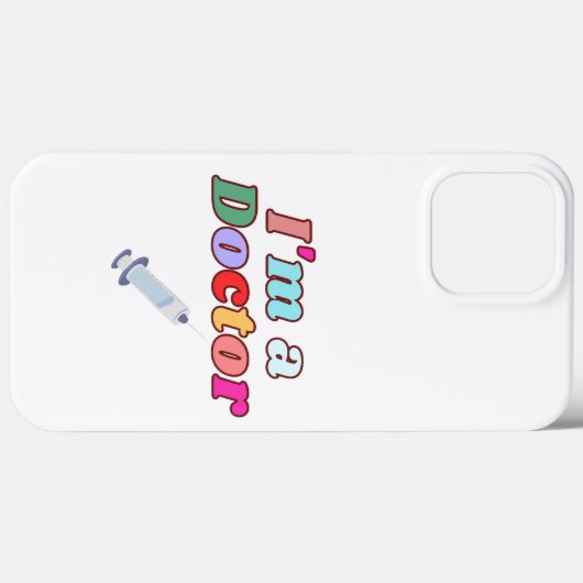 「私は医者だ」という電話ケース Case-Mate iPhoneケース (裏面 (横))