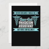 私は医者の助手のPA医学生になる サンキューカード (正面/裏面)