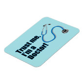 私は医者の引用文だおもしろい マグネット (左側)