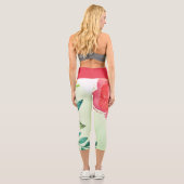 「私は十分だ」女性のキャプリスレギンス カプリレギンス (裏面)