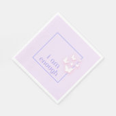 私は十分である、自己愛の引用文 スタンダードランチョンナプキン (角)