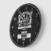 私は十分なツールを持っている誰も買い物の時間を言わなかった ラージ壁時計 (傾斜)