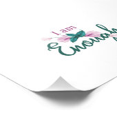 私は十分なポスターだ フォトプリント            (角)