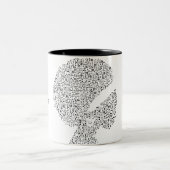 私は十分な引用文 ツートーンマグカップ (中央)