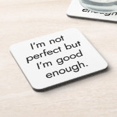 私は十分な懸命プラスチックのコースター コースター (左側)