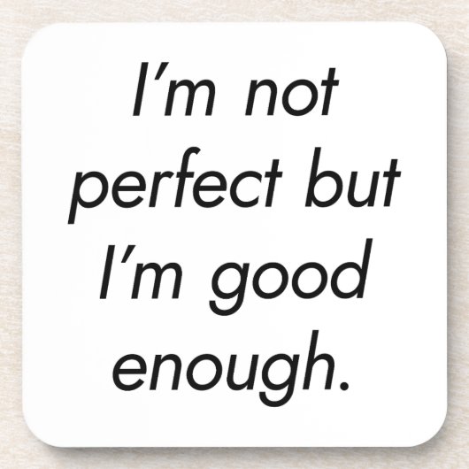 私は十分な懸命プラスチックのコースター コースター (正面)