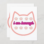 私は十分なtシャーt猫だ (正面/裏面)