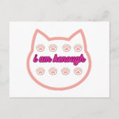 私は十分なtシャーt猫だ シーズンポストカード (正面)