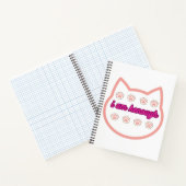 私は十分なtシャーt猫だ ノートブック (内部)