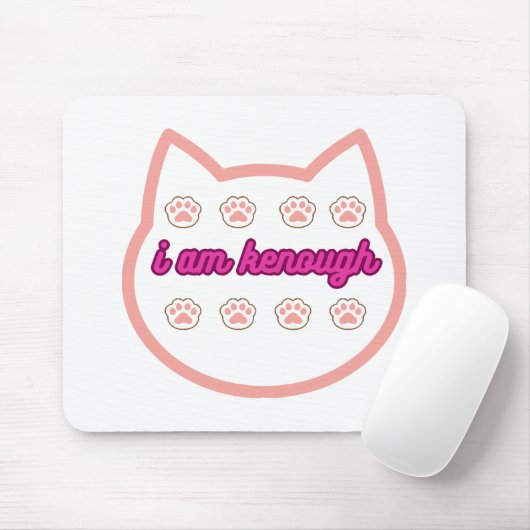 私は十分なtシャーt猫だ マウスパッド (マウス)