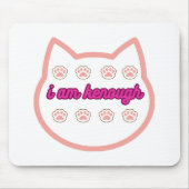 私は十分なtシャーt猫だ マウスパッド (正面)