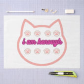 私は十分なtシャーt猫だ 薄葉紙 (クラフト)