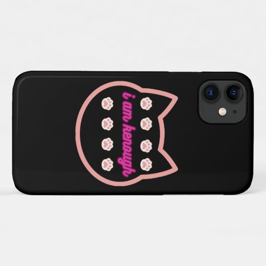 私は十分なtシャーt猫だ Case-Mate iPhoneケース (裏面(横))