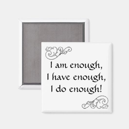 私は十分確信してい感動的る マグネット (正面/裏面)