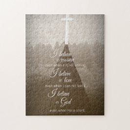 私は十字を信じます ジグソーパズル