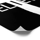 私は十字架の神イエスを信じます キリスト教の信仰 ポスター (角)
