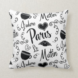 私は午前中パリを愛します クッション