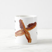 私は午前中ベーコンの臭いを…愛します コーヒーマグカップ (中央)