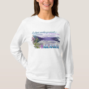 私は半島の続きで地下眠りました Tシャツ